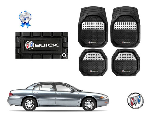 Tapetes 4pz Charola 3d Logo Buick Regal 1998 1999 A 2005