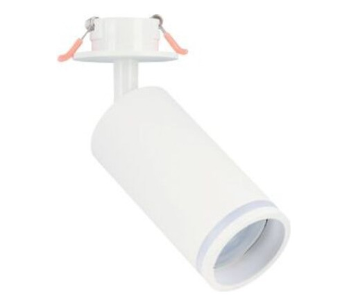 Spot Cilindrico Exterior Movil Blanco C/base P/embutir