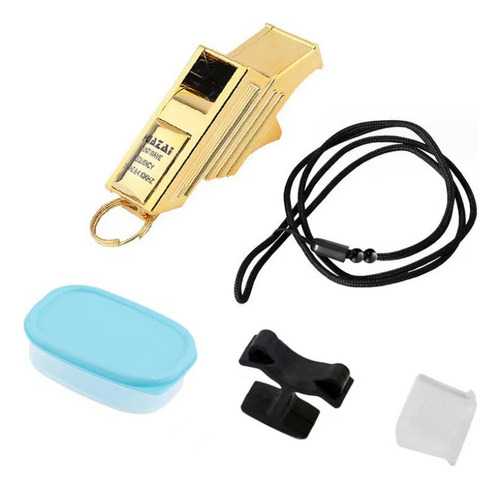 Silbato Profesional For Árbitro De Fútbol, Baloncesto Y Color Dourado