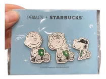 Comprar Set De 3 Pines Starbucks X Peanuts Snoopy