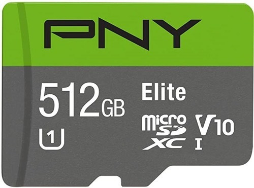 Cartão Memória Micro Sd Pny High Speed 512gb Sdhc 10 Uhf-1tf