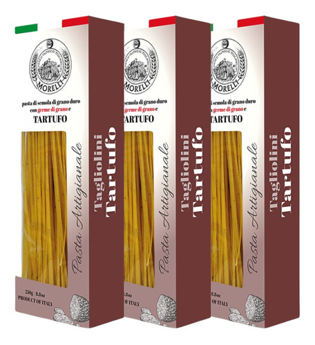 Tagliolini Trufa Negra Morelli 250g (3 Unidades) Original