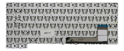 Teclado Para Notebook Positivo Motion Q4128c-s Cor Cinza-escuro Idioma Português Brasil