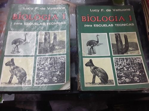 Biología 1 Lucy Vattuone Escuelas Técnicas Lote X 2 Libros 