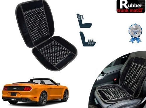 Cubre Respaldo Asiento Bolitas Mustang Convertible 2016