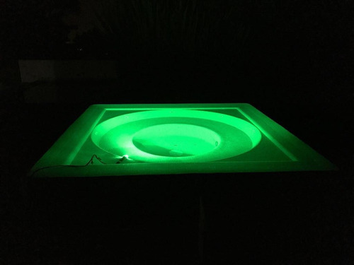 Lampara Led Color Alberca Globrite 12v 15w 30ft C/nicho 2pz