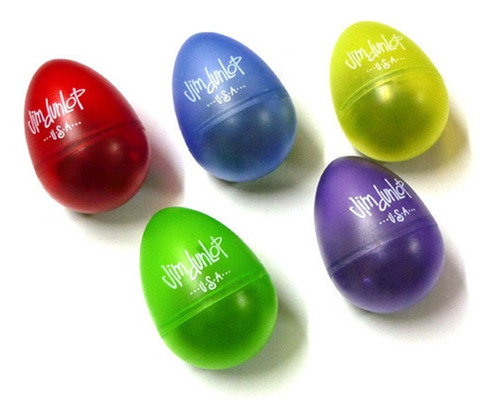 Par De Maracas Jim Dunlop Egg Shakers  - Colores Variados