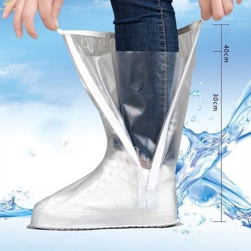 Funda Impermeable Para Moto Botas De Lluvia Hombre