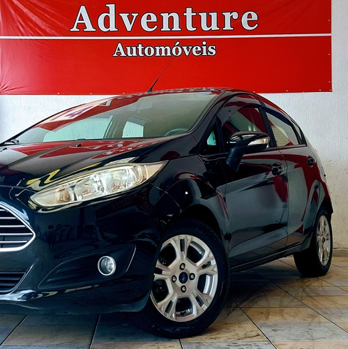 Imagem 1 de 14 de Ford New Fiesta 1.5 Ano:2014 Preto Flex  Completo 