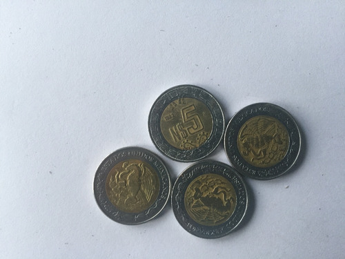 Monedas De 5 Nuevos Pesos 1992