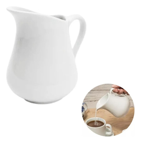 Jarra Cremera De Porcelana 450 Ml / Jarra Para Leche