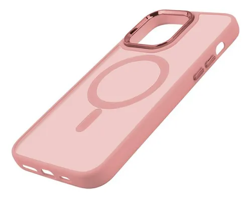 Funda Case Protección Con Magsafe Para Iphone 11/12/13/14/15 Rosa Iphone 15 Pro Lisa