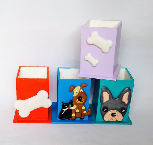Souvenirs Lapiceros Porcelana Fría - Perros Gato X10