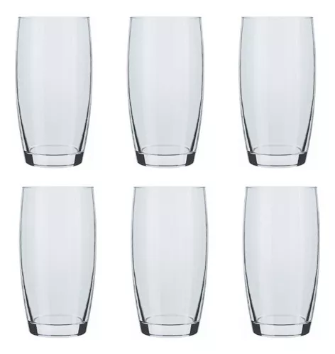 Jogo De 6 Copos Nadir Oca Line Glass - 300 Ml Vidro Grosso