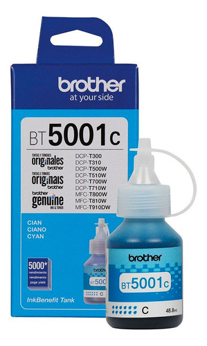 Tinta Original Brother Bt5001c Cian Fact A-b