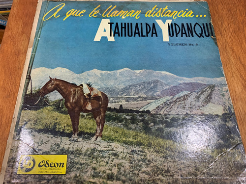 Vinilo Atahualpa Yupanqui Volumen 8 A Qué Llaman Che Discos