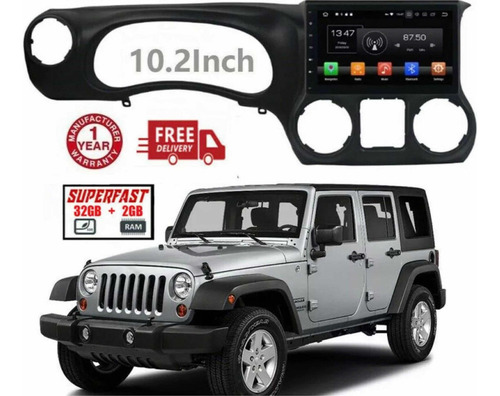 Z Radio Android Jeep Wrangler Rubicon 2007-2018
