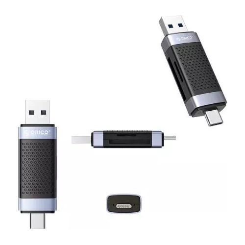 Lector De Tarjetas Memoria Tipo C Usb Tf+sd Dual Port Usb2.0