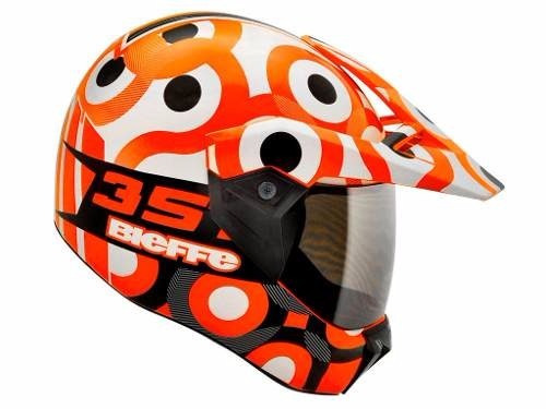 Capacete Bieffe 3 Sport Cross Enduro Strett Com Viseira