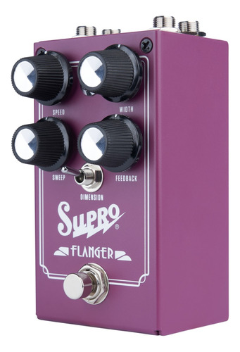 Pedal Supro Flanger Estéreo Con Bucket Brigade Para Guitarra