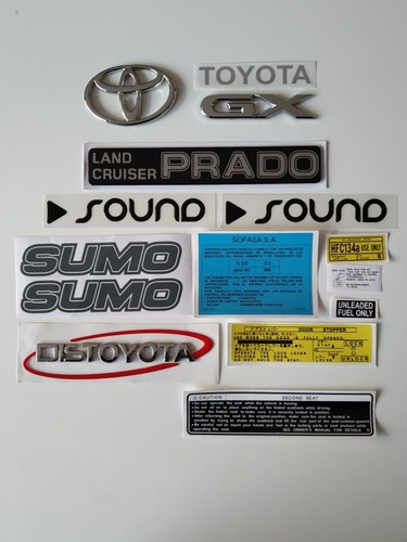 Toyota Prado Sumo Sound Emblemas Y Calcomanias 