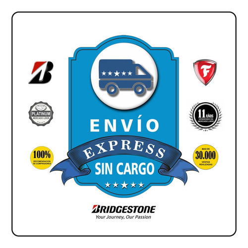 Neumático 235/60 R17 Dueler H / L 400 Bridgestone Envío $0