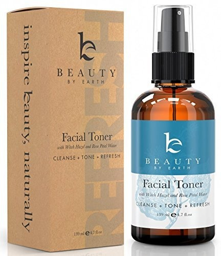 Face Toner Rose Water Spray - Tónico Facial Orgánico Para