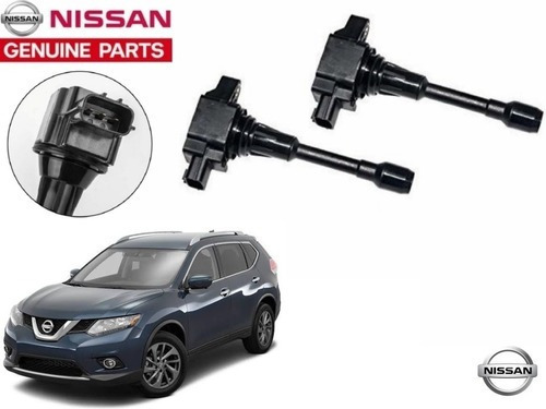 Kit 2 Bobinas De Encendido Nissan X-trail 2.5 2016 Original