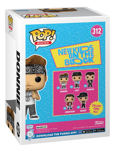 Funko Pop Rocks New Kids On The Block Donnie 312