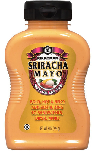 Sriracha Mayo 226g Kikkoman Mayonesa Picante Con Sriracha