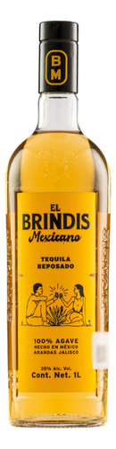 Tequila El Brindis Mexicano Reposado 1000 Ml