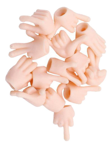 Boneca Em Escala 1/12 Corpo Mão Partes Do Corpo Cor De Rosa