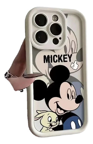 Funda De Teléfono A Prueba De Golpes De Mickey Mouse Para Ip