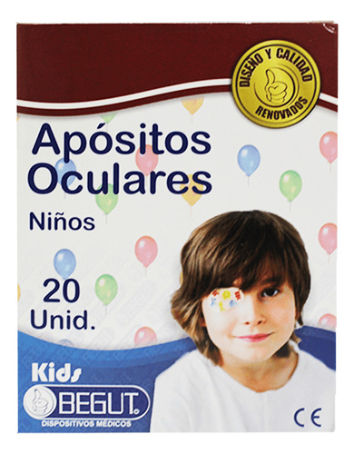 Apositos Begut Niño Oculares X 20 Und