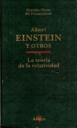 Libro Albert Einstein Y Otros La Teoría De La Relatividad