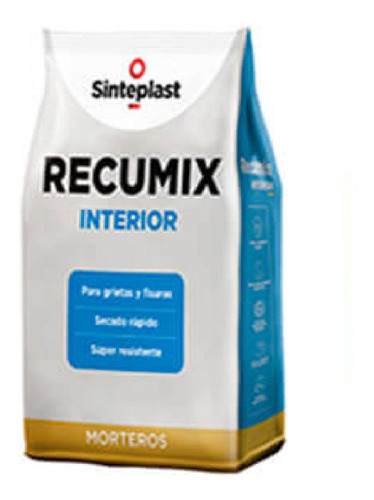 Recumix Mezcla Adhesiva Plastica Interior Exterior X 5 Kgs