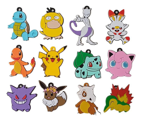 40 Souvenirs Pokemon, Llavero, Tirador Mochila Imp 3d