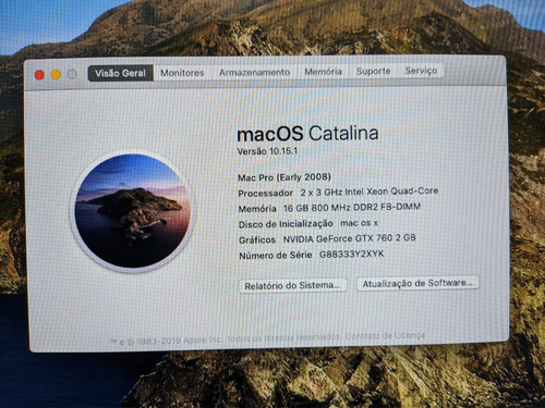 Mac Pro 3,1 - 2x3 Ghz Intel Xeon Quad 16gb Gtx 760 Ssd 250gb