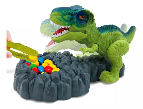 Dinossauro Ataca Brinquedo Boneco Infantil Resgate Os Ovos