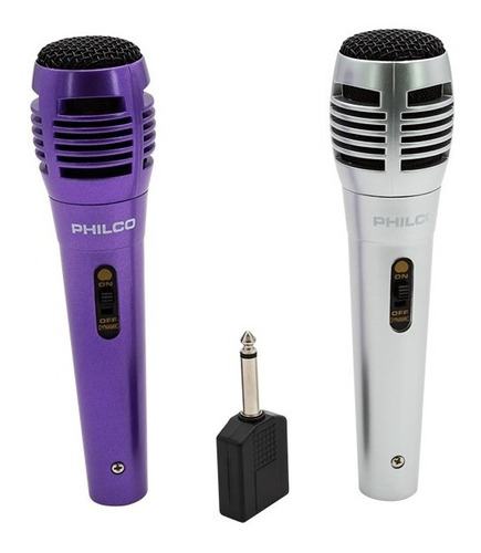 Set Microfono Karaoke Philco Con Adap 6.3mm - Revogames