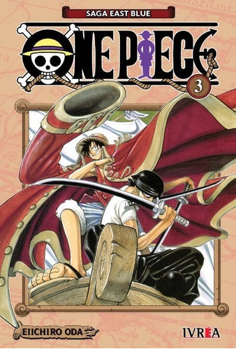Manga, One Piece N° 3 / Eiichiro Oda / Editorial Ivrea