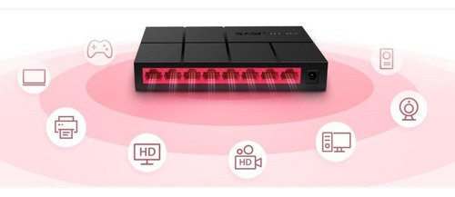 Switch 8 Puertos Gigabit Mercusys Ms108g - Electromundo