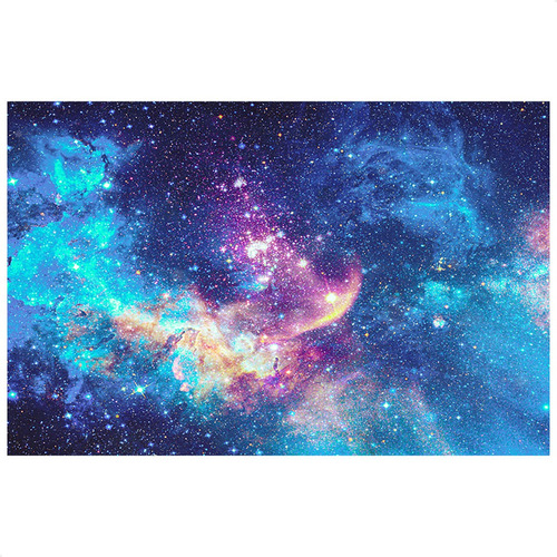 Painel De Festa Retangular Em Tecido Aniversário 2,0x1,5m Cor Galáxia - Anv-2511