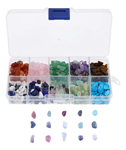 Piedras De Cristal Trituradas Color Surtido Chips Beads