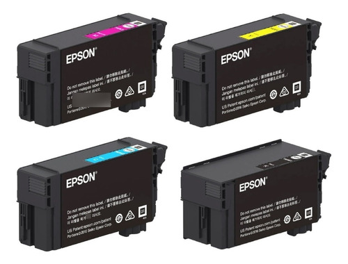 Cartuchos Epson T40v Negro 50ml + Colores 26ml Combo Full