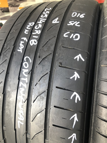 Kit 02 Pneus 255/45r18 Continental C.sport5 99w Runflat (Usado)
