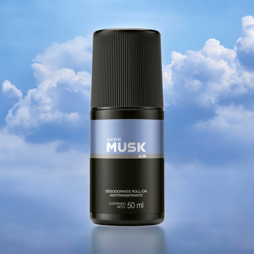 Set Musk+ Air Fragancia Y Desodorante Roll-on Para Él Avon