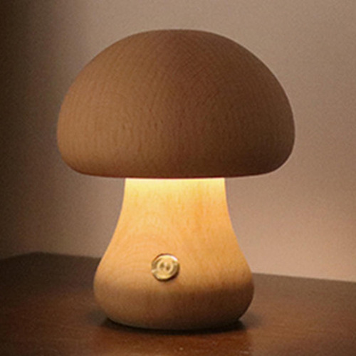 Lámpara De Mesa De Setas Lámpara De Mesa Luz De Noche Luz