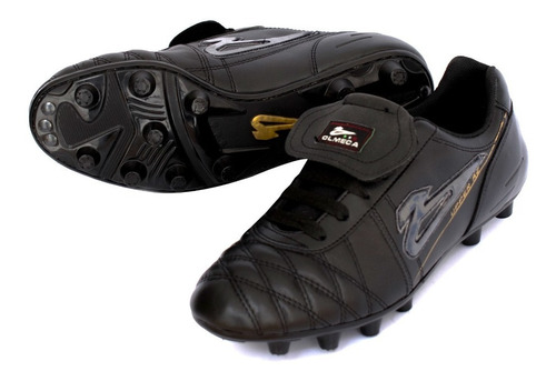 Zapato Futbol Olmeca Upper Pro Az Total Negro Personalizado Gratis