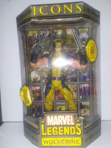 Figura Marvel Legends Icons 12 Wolverine No Dc Comics (Usado)